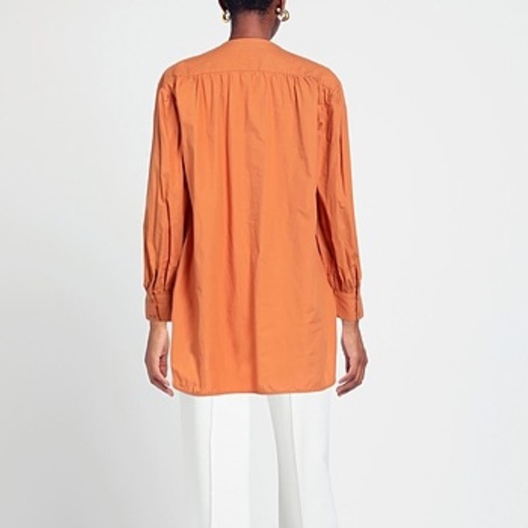 ULLA JOHNSON | SCARLETTE TUNIC TOP | Size 2 | NWT | Orange - Picture 2 of 16